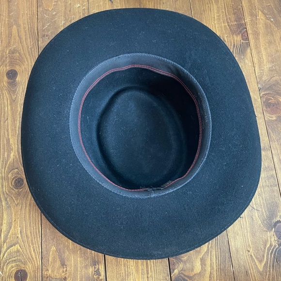 Golden gate hat co black wool cowgirl hat size medium - Picture 6 of 9